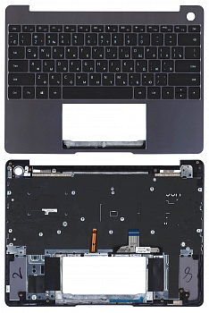 Клавиатура для ноутбука Huawei MateBook 13 Wright-W19A топкейс Gray